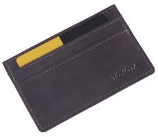 Кожаный футляр для кредитных карт Toyota Leather Credit Card Case, Weekend, Grey